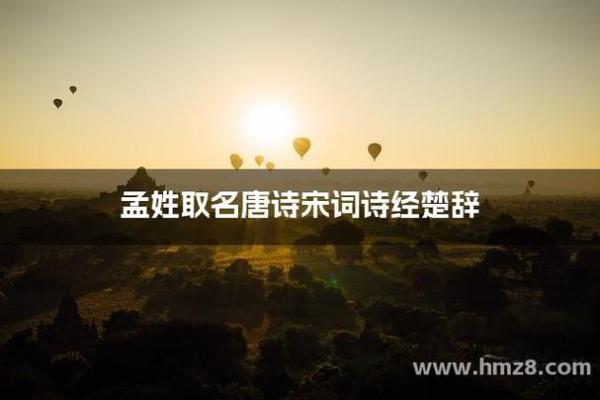 孟姓男孩名字大全-孟姓男孩起名字大全-孟姓名字大全姓名