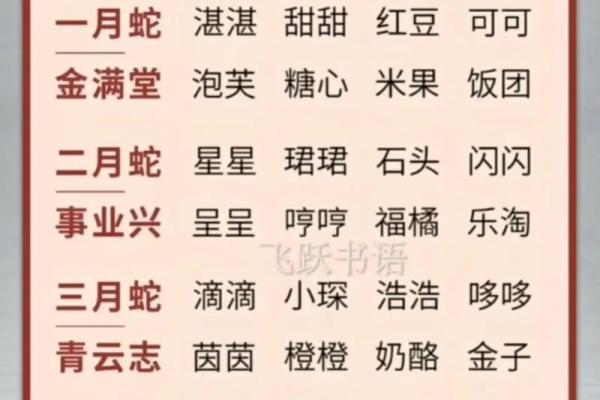 6月份出生的属蛇男孩应该取什么名字姓名